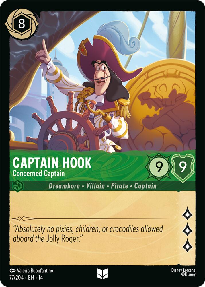 Captain Hook - Concerned Captain, Hyperia City 77/204