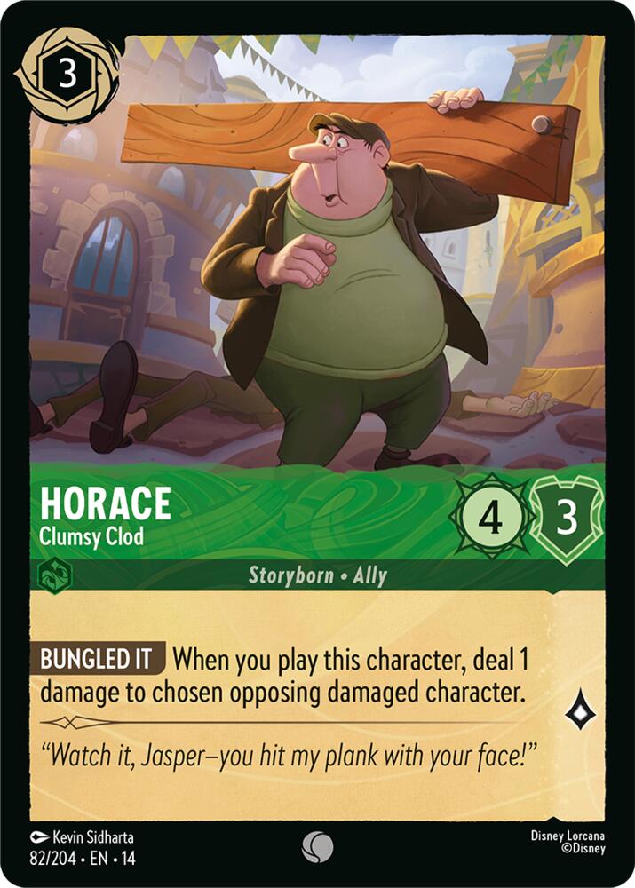 Horace - Clumsy Clod, Hyperia City 82/204
