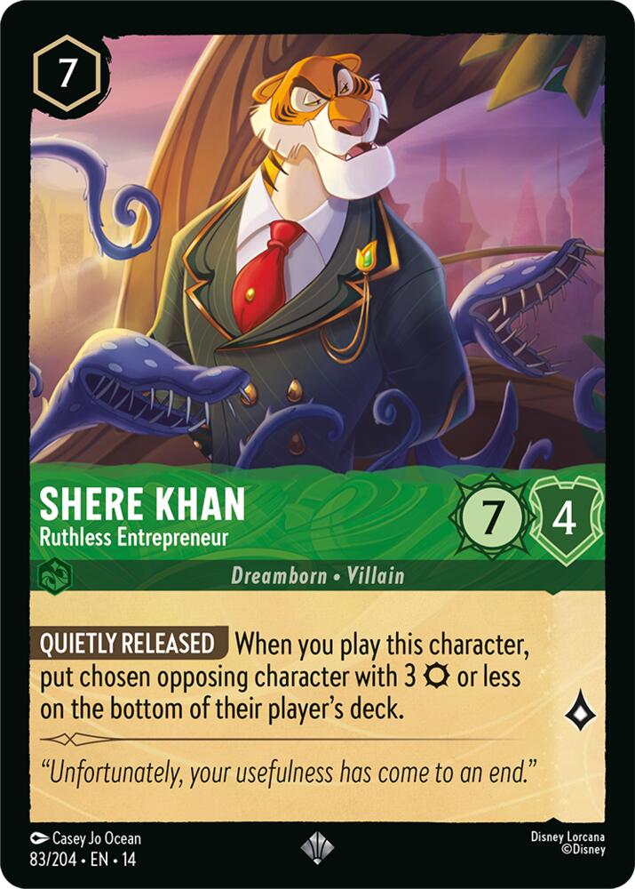 Shere Khan - Ruthless Entrepreneur, Hyperia City 83/204