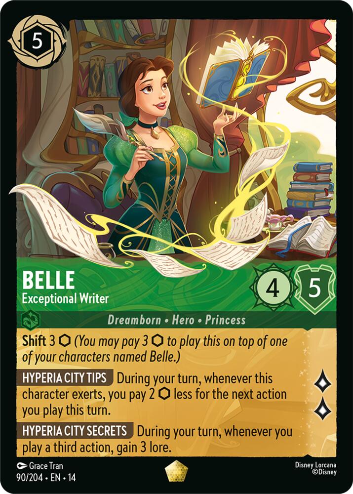 Belle - Exceptional Writer, Hyperia City 90/204