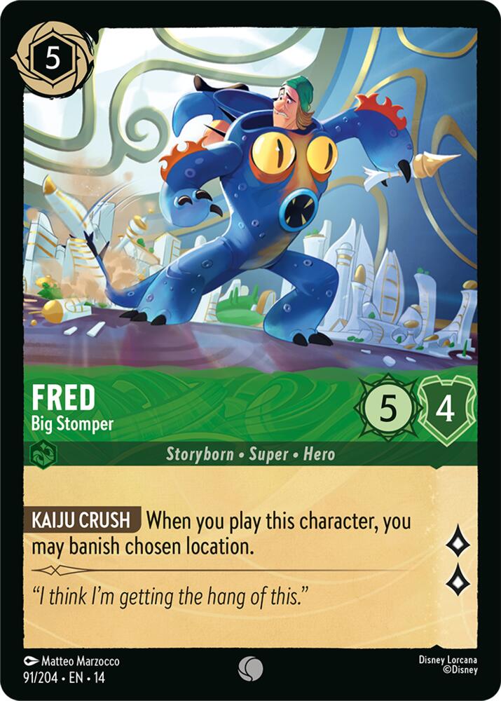 Fred - Big Stomper, Hyperia City 91/204