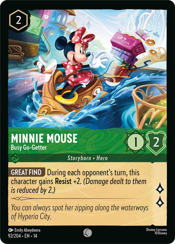 Minnie Mouse - Busy Go-Getter, Hyperia City 92/204