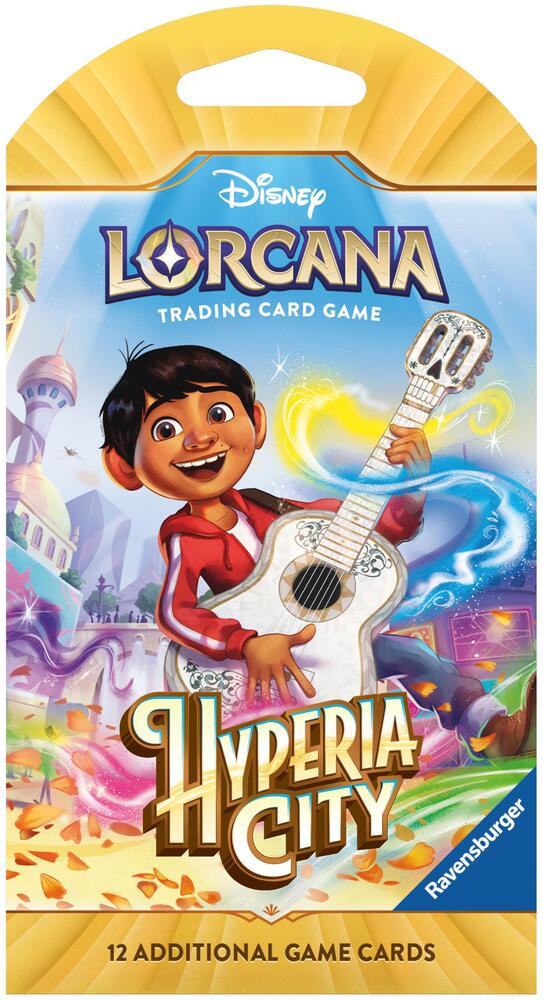 Disney Lorcana: Hyperia City Sleeved Booster Pack, Hyperia City P706242