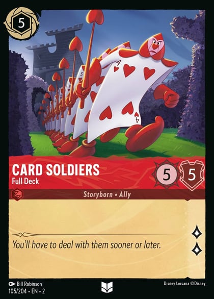 Card Soldiers - Full Deck, Rise of the Floodborn 105/204