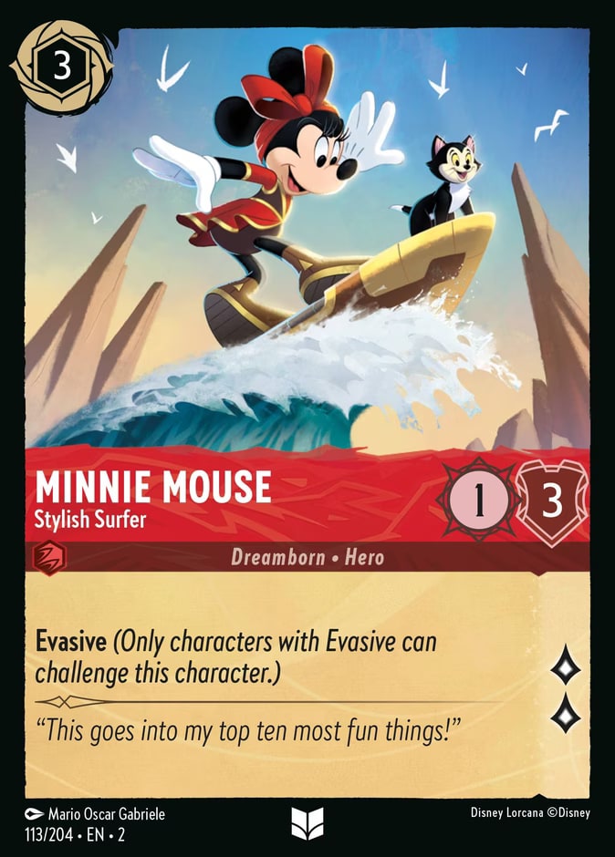 Minnie Mouse - Stylish Surfer, Rise of the Floodborn 113/204