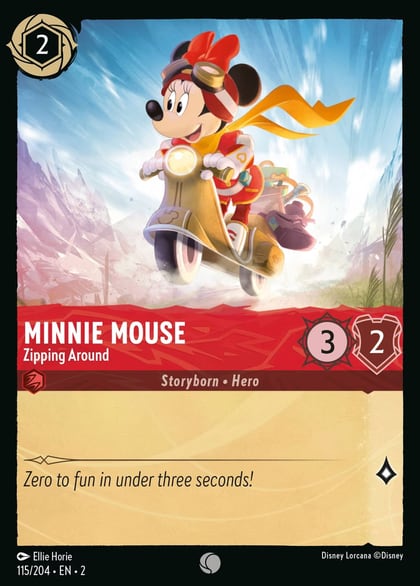 Minnie Mouse - Zipping Around, Rise of the Floodborn 115/204