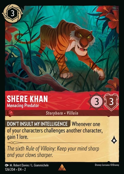 Shere Khan - Menacing Predator, Rise of the Floodborn 126/204
