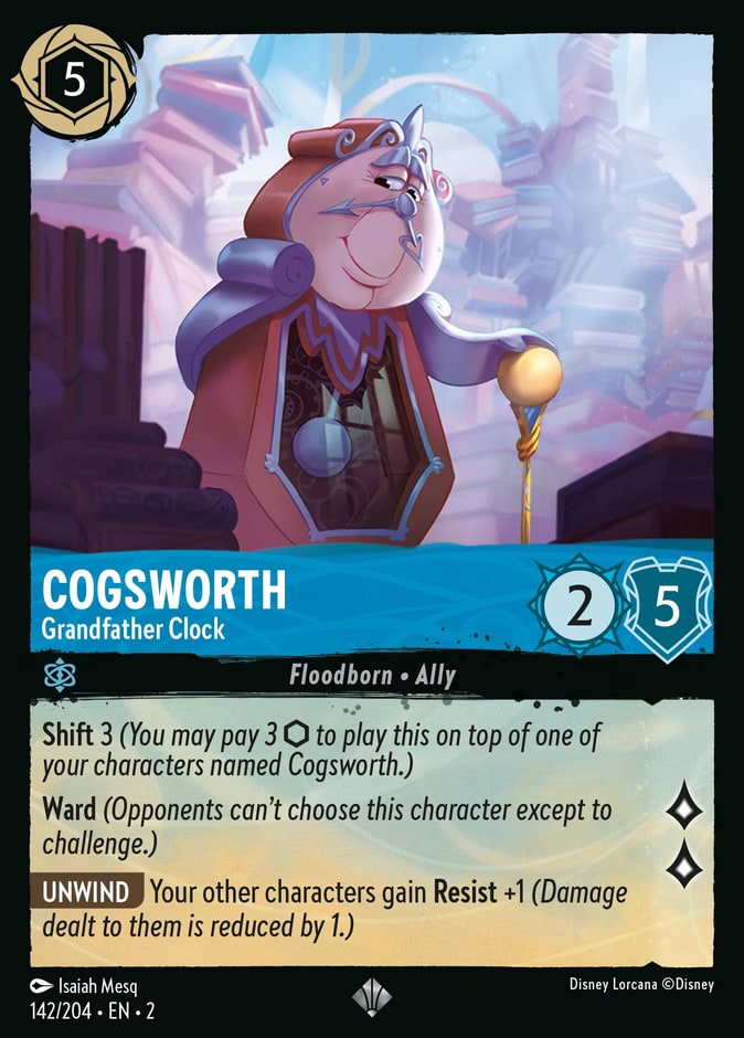 Cogsworth - Grandfather Clock, Rise of the Floodborn 142/204
