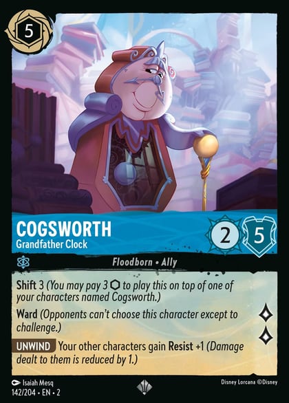 Cogsworth - Grandfather Clock, Rise of the Floodborn 142/204
