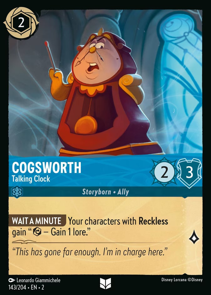 Cogsworth - Talking Clock, Rise of the Floodborn 143/204