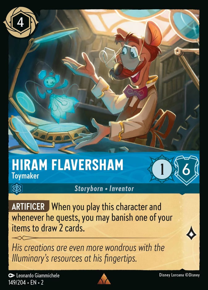Hiram Flaversham - Toymaker, Rise of the Floodborn 149/204