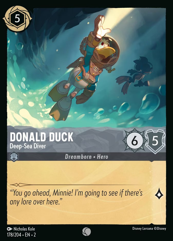 Donald Duck - Deep-Sea Diver, Rise of the Floodborn 178/204