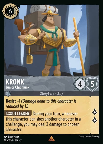 Kronk - Junior Chipmunk, Rise of the Floodborn 185/204
