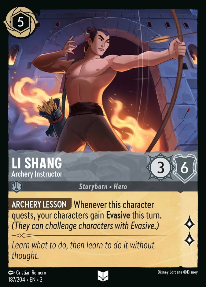 Li Shang - Archery Instructor, Rise of the Floodborn 187/204