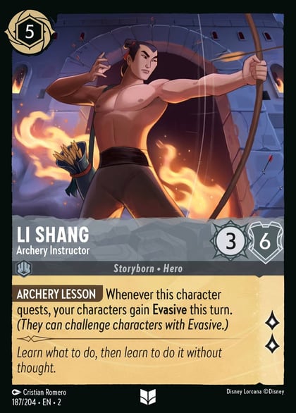 Li Shang - Archery Instructor, Rise of the Floodborn 187/204