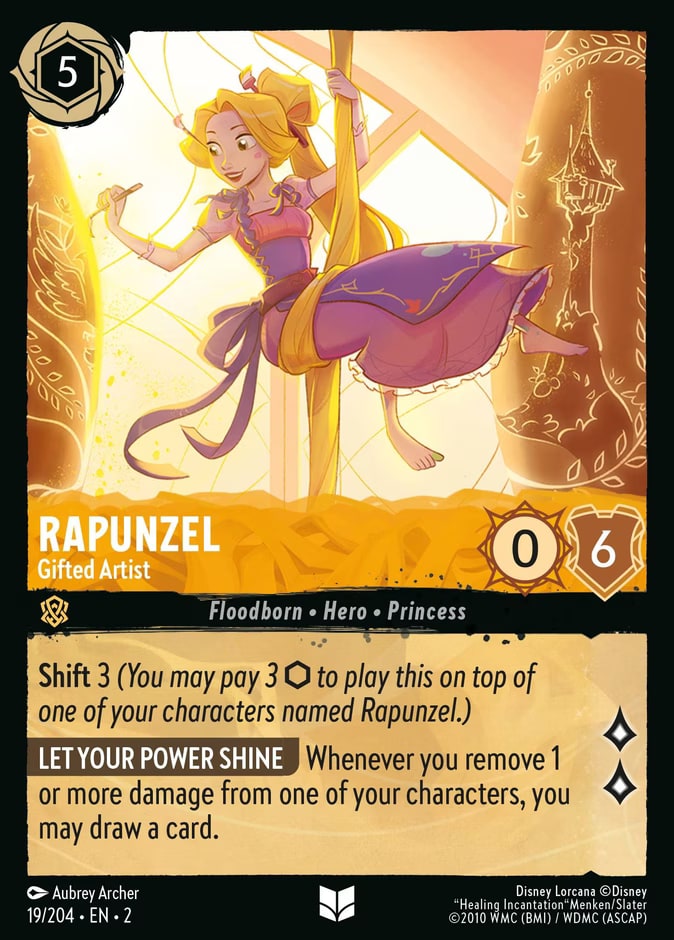 Rapunzel - Gifted Artist, Rise of the Floodborn 19/204