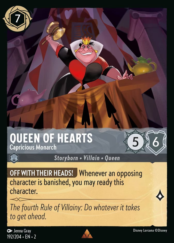 Queen of Hearts - Capricious Monarch, Rise of the Floodborn 192/204