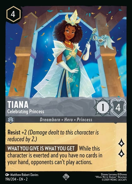 Tiana - Celebrating Princess, Rise of the Floodborn 196/204