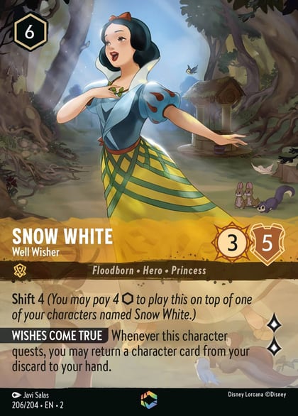 Snow White - Well Wisher (Enchanted), Rise of the Floodborn 206/204