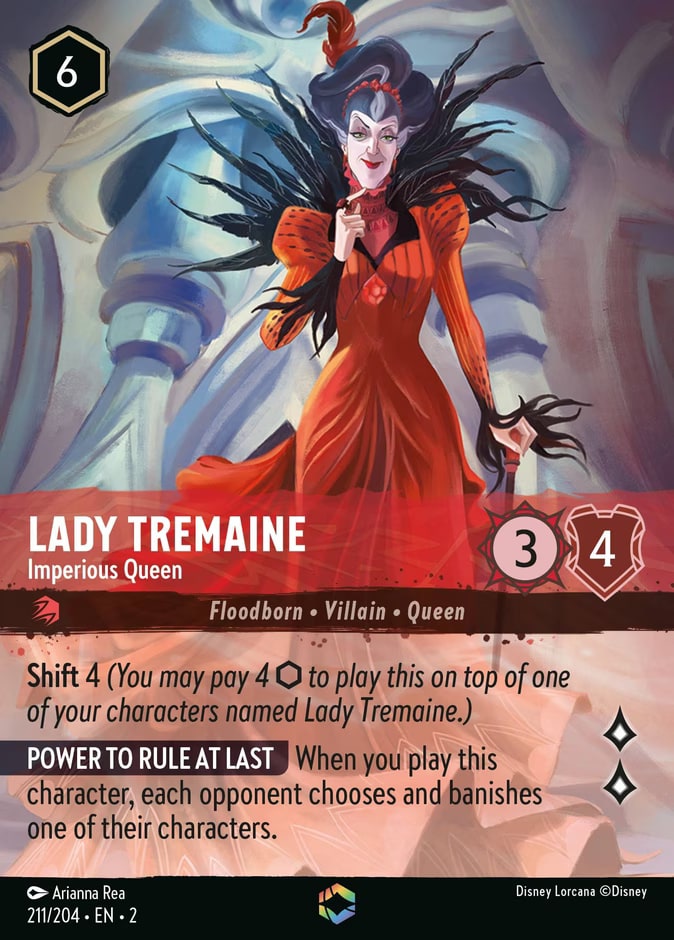 Lady Tremaine - Imperious Queen (Enchanted), Rise of the Floodborn 211/204