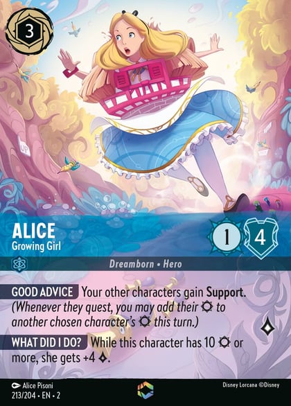 Alice - Growing Girl (Enchanted), Rise of the Floodborn 213/204