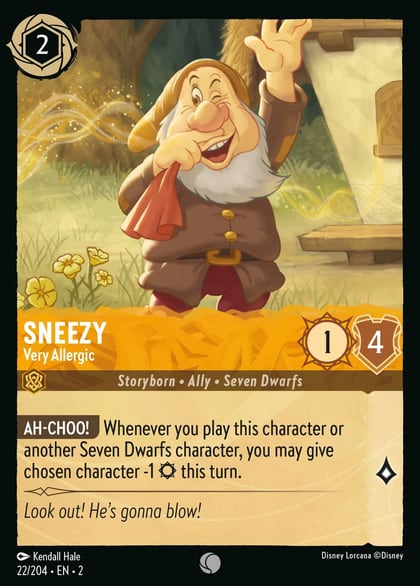Sneezy - Very Allergic, Rise of the Floodborn 22/204