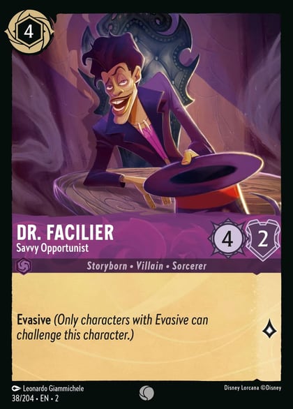 Dr. Facilier - Savvy Opportunist, Rise of the Floodborn 38/204