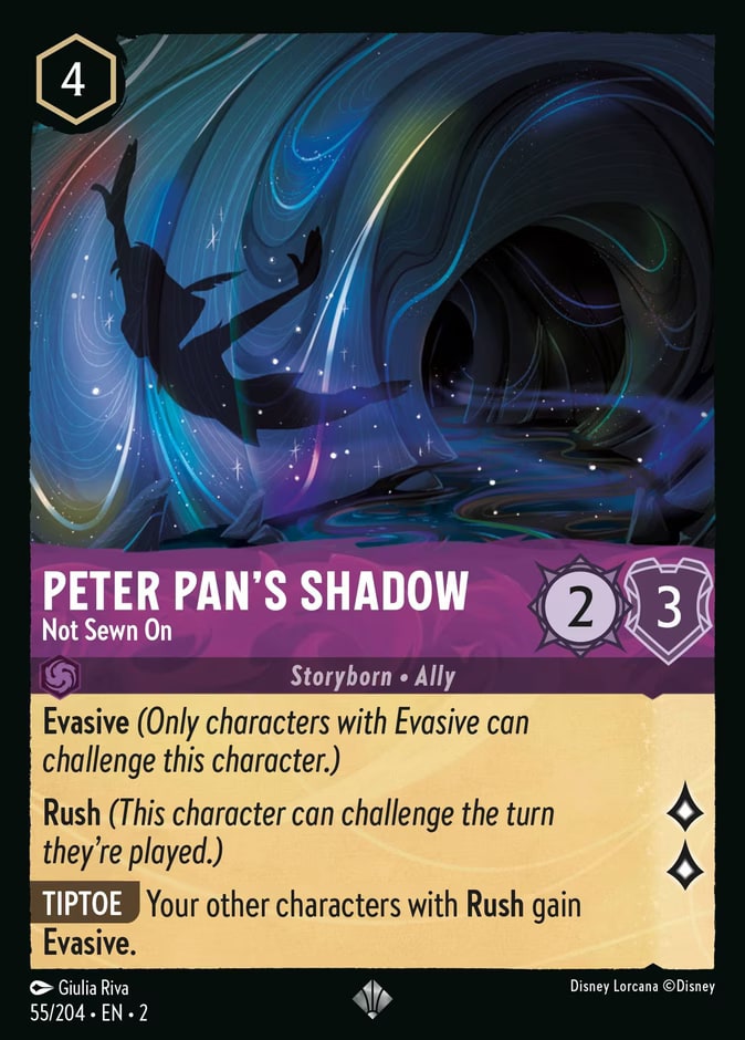 Peter Pan's Shadow - Not Sewn On, Rise of the Floodborn 55/204