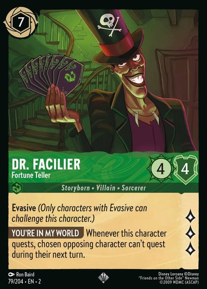 Dr. Facilier - Fortune Teller, Rise of the Floodborn 79/204