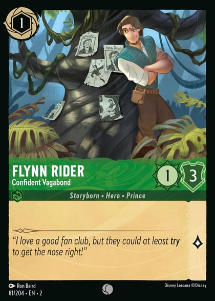 Flynn Rider - Confident Vagabond, Rise of the Floodborn 81/204