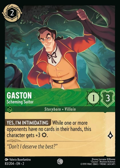 Gaston - Scheming Suitor, Rise of the Floodborn 83/204