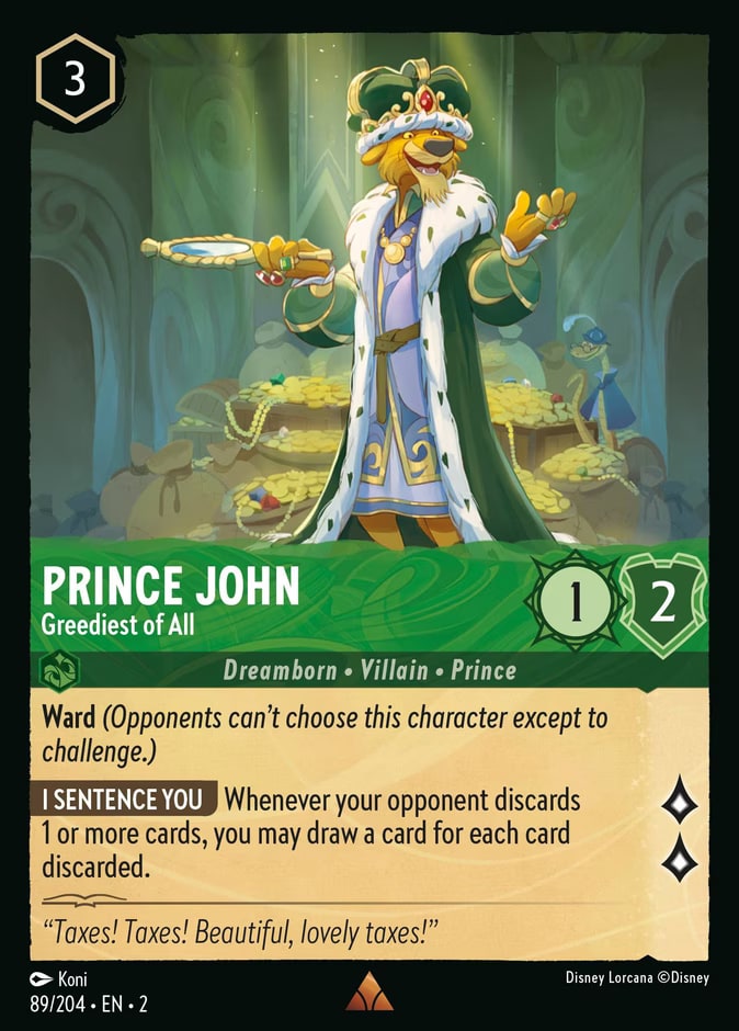 Prince John - Greediest of All, Rise of the Floodborn 89/204