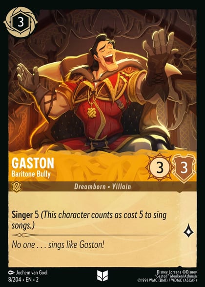Gaston - Baritone Bully, Rise of the Floodborn 8/204