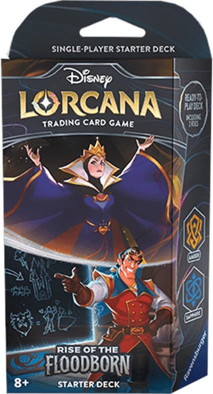 Disney Lorcana: Rise of the Floodborn Starter Deck (Amber & Sapphire), Rise of the Floodborn P516290