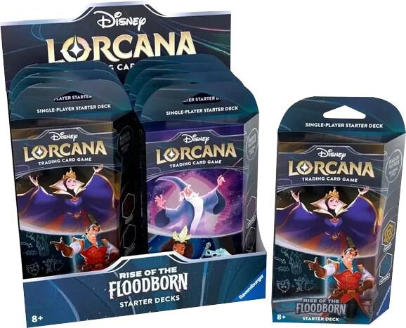 Disney Lorcana: Rise of the Floodborn Starter Deck Display, Rise of the Floodborn P518643