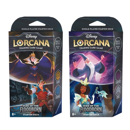 Disney Lorcana: Rise of the Floodborn Starter Deck [Set of 2], Rise of the Floodborn P518862