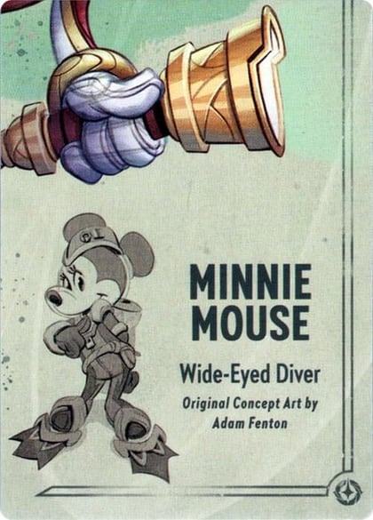 Minnie Mouse - Wide-Eyed Diver Puzzle Insert (Bottom Right), Rise of the Floodborn P528649