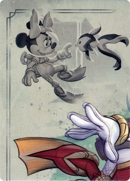 Minnie Mouse - Wide-Eyed Diver Puzzle Insert (Top Left), Rise of the Floodborn P528652