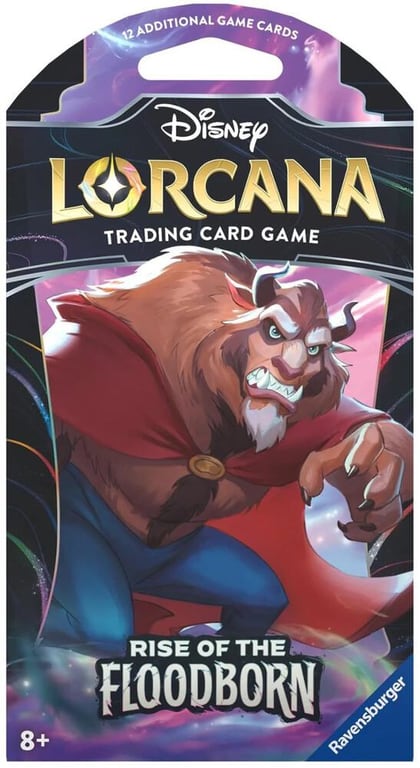 Disney Lorcana: Rise of the Floodborn Sleeved Booster Pack, Rise of the Floodborn P529695