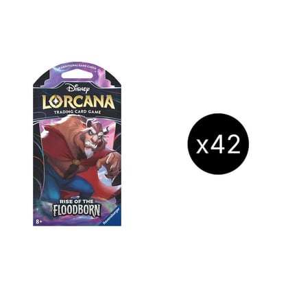 Disney Lorcana: Rise of the Floodborn Sleeved Booster Pack Case, Rise of the Floodborn P664081