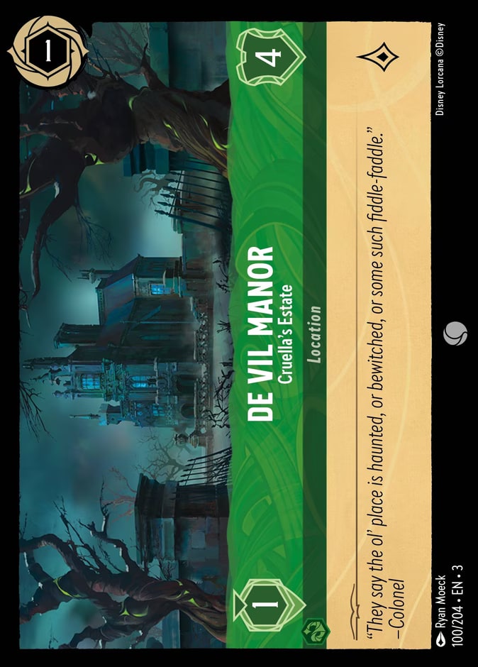 De Vil Manor - Cruella's Estate, Into the Inklands 100/204