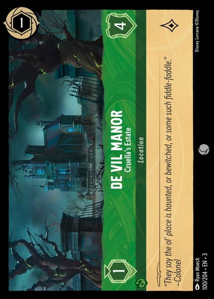 De Vil Manor - Cruella's Estate, Into the Inklands 100/204