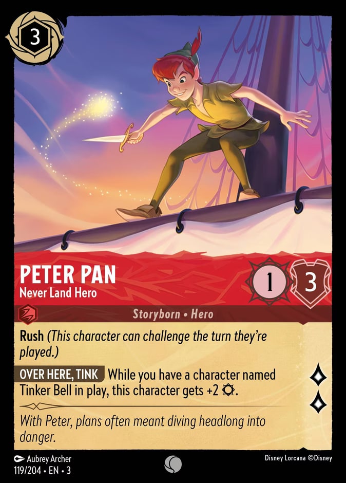 Peter Pan - Never Land Hero, Into the Inklands 119/204