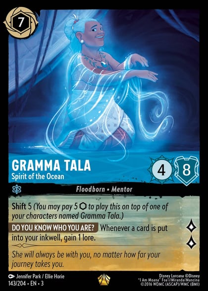 Gramma Tala - Spirit of the Ocean, Into the Inklands 143/204
