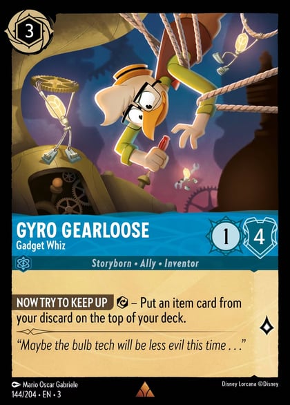 Gyro Gearloose - Gadget Whiz, Into the Inklands 144/204