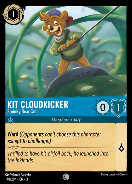 Kit Cloudkicker - Spunky Bear Cub, Into the Inklands 148/204