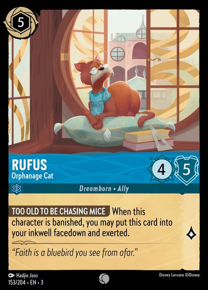 Rufus - Orphanage Cat, Into the Inklands 153/204
