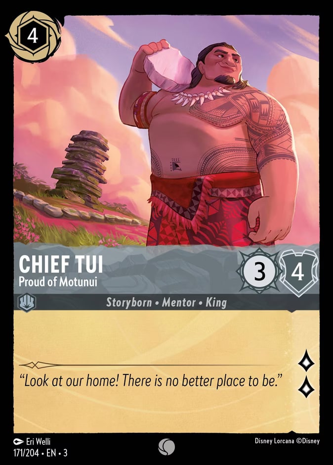 Chief Tui - Proud of Motunui, Into the Inklands 171/204