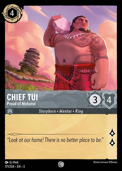 Chief Tui - Proud of Motunui, Into the Inklands 171/204