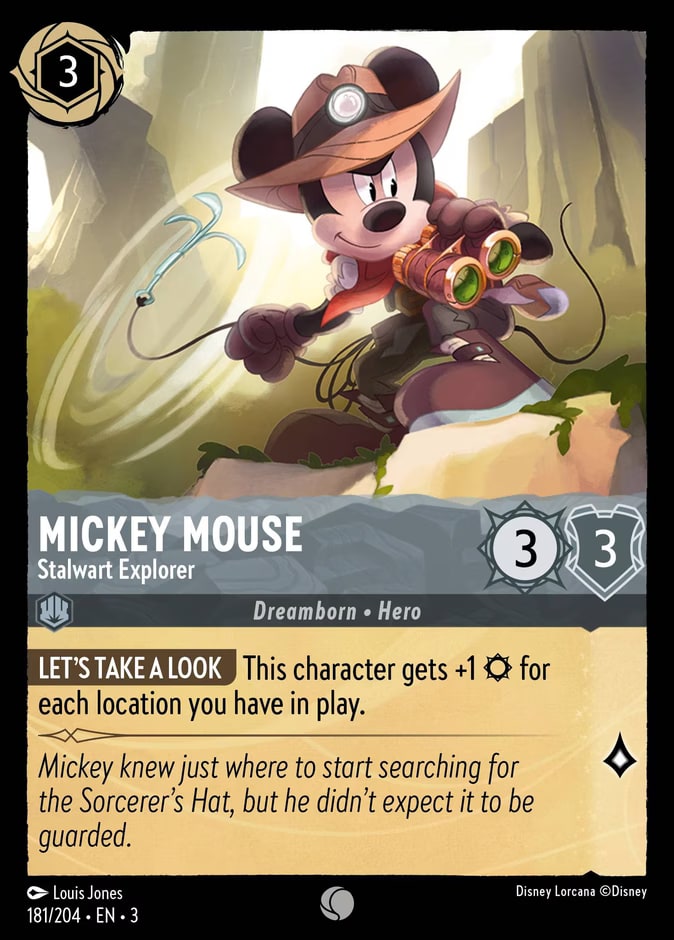 Mickey Mouse - Stalwart Explorer, Into the Inklands 181/204
